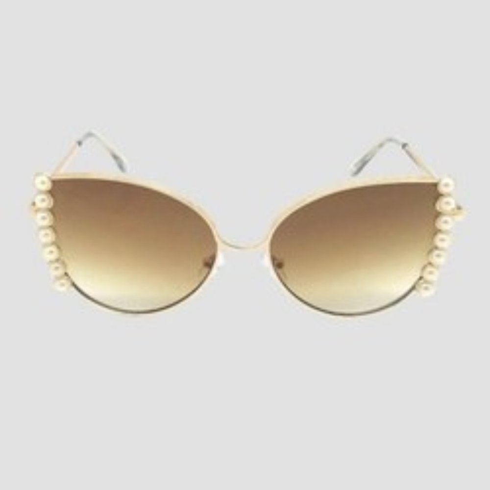 Women's Cateye Sunglasses - Wild Fable Gold
